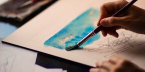 beruhigender Kunst-Workshop